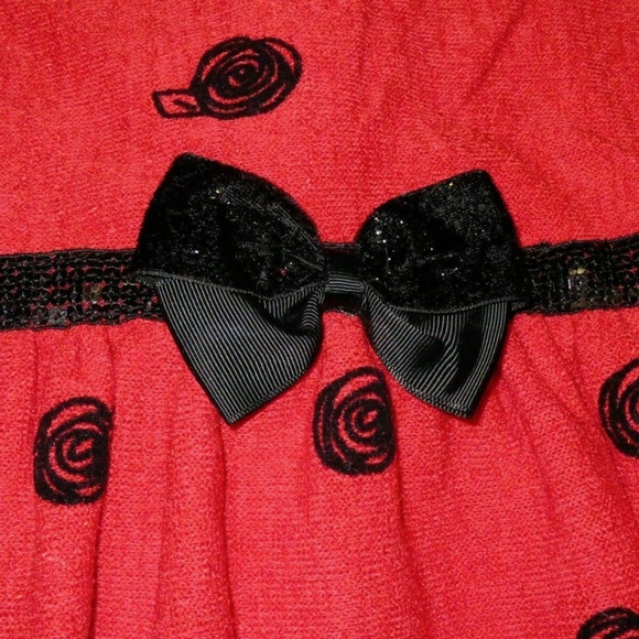 Emily West Girls size 14 Red Holiday Special Occasion Dress NWT - Picture 5 of 7